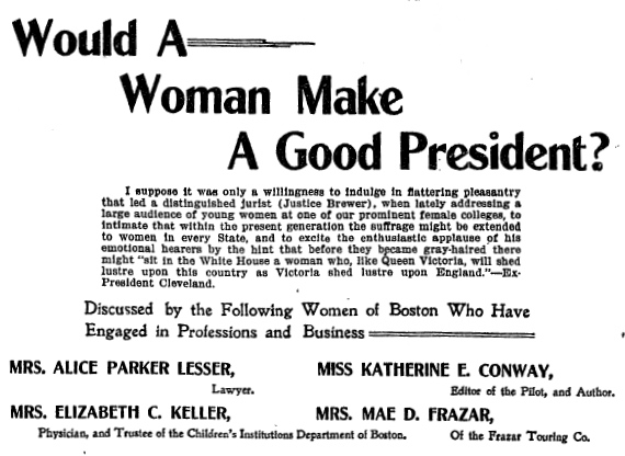 Mae D. Frazer, Somerville’s first known female publisher, 1852-1919